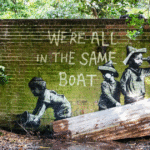 バンクシー[We're All In The Same Boat]